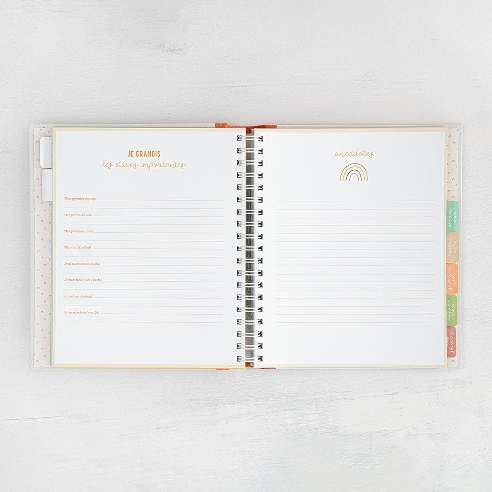 Journal de bébé : de la naissance à 5 ans